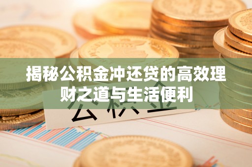 宁夏揭秘公积金冲还贷的高效理财之道与生活便利