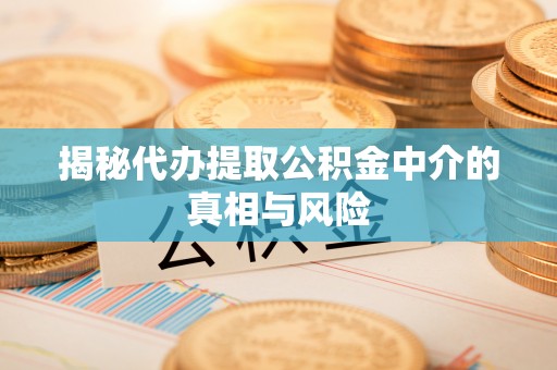 宁夏揭秘代办提取公积金中介的真相与风险