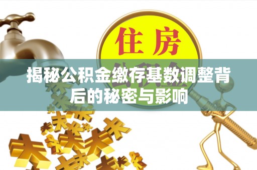 宁夏揭秘公积金缴存基数调整背后的秘密与影响