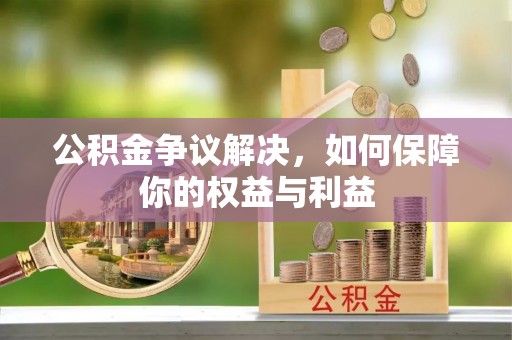 宁夏公积金争议解决，如何保障你的权益与利益