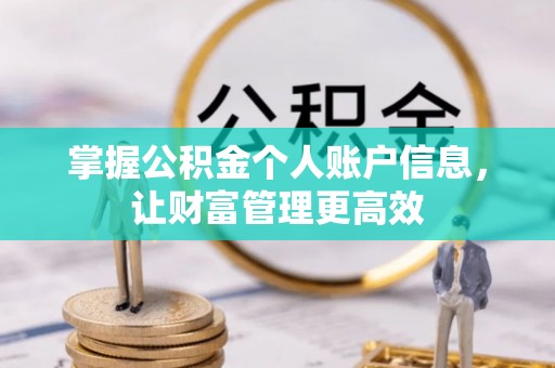 宁夏掌握公积金个人账户信息，让财富管理更高效
