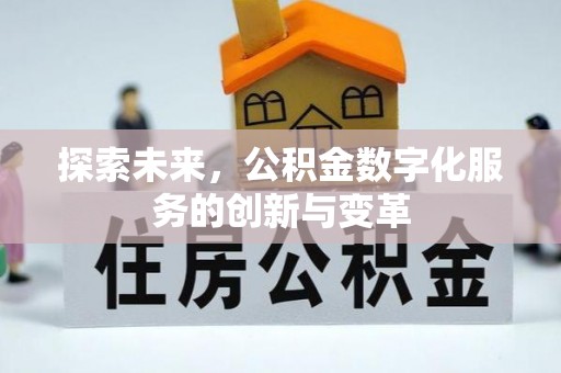 宁夏探索未来，公积金数字化服务的创新与变革