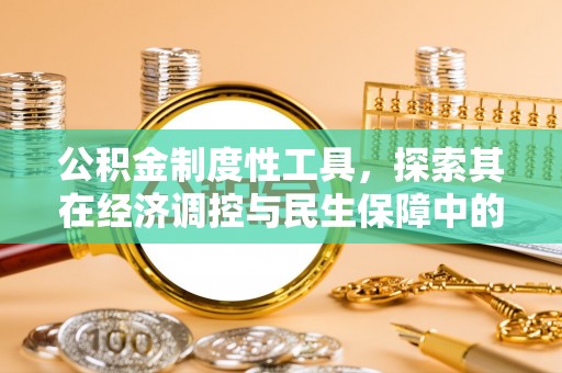 宁夏公积金制度性工具，探索其在经济调控与民生保障中的重要作用