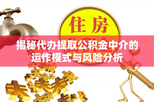 宁夏揭秘代办提取公积金中介的运作模式与风险分析
