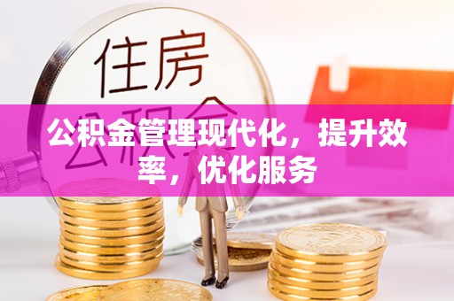 宁夏公积金管理现代化，提升效率，优化服务
